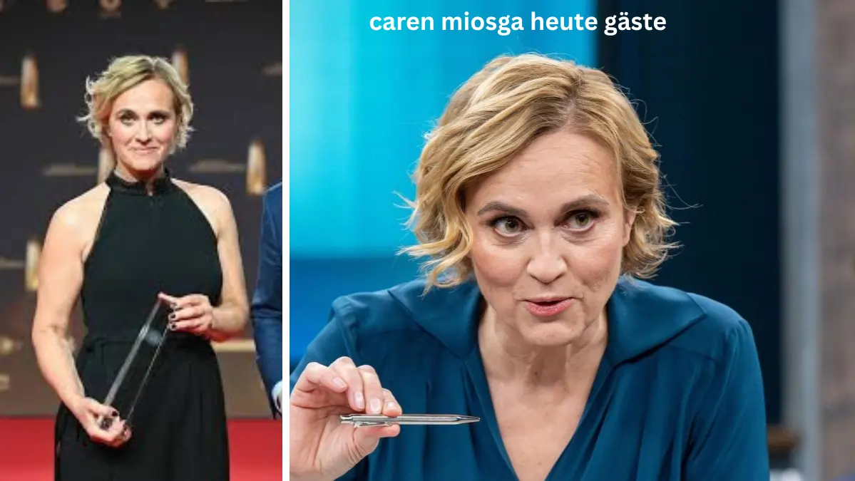 Dunja Hayali Partnerin Caren miosga heute gäste